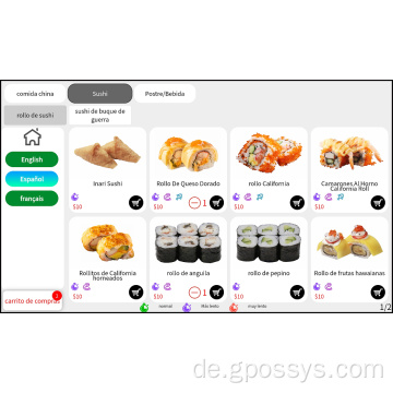 Voll funktionsfähiges System für Kundentabellenbestellsysteme